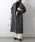 テックウールラグランスリーブロングコート