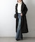 テックウールラグランスリーブロングコート