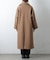 テックウールラグランスリーブロングコート