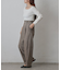 ヘリンボンロングパンツ
