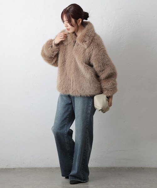 ショートファーブルゾン｜コロニートゥーワンスリーナインの通販