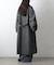 【リバイバル】ベルト付ボリューム袖ステンカラーコート