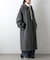 【リバイバル】ベルト付ボリューム袖ステンカラーコート
