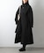 【リバイバル】ベルト付ボリューム袖ステンカラーコート