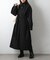 【リバイバル】ベルト付ボリューム袖ステンカラーコート