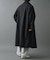 テックウールステンカラーロングコート