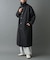 テックウールステンカラーロングコート