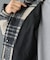 チェック圧縮ブークレーCPOジャケット