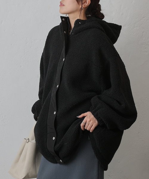 ボアビッグシルエットフードブルゾン｜コロニートゥーワンスリーナイン