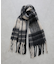 【リバイバル】チェックフェイクウールマフラー