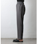 ウールライクイージーリブテーパードパンツ