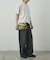 【撥水】メッシュポケットスクエアショルダーバッグ