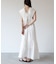 【1枚で決まる！】軽量バックリボンシャーリングワンピース