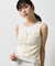 【WEB限定】カップ付き小花柄レイヤード風タンクトップ
