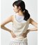 【WEB限定】カップ付き小花柄レイヤード風タンクトップ