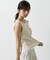 【WEB限定】カップ付き小花柄レイヤード風タンクトップ