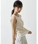 【WEB限定】カップ付き小花柄レイヤード風タンクトップ