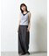 【WEB限定】カップ付き小花柄レイヤード風タンクトップ