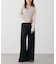 【WEB限定】袖シャーリングシアーロングTシャツ
