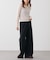 【WEB限定】袖シャーリングシアーロングTシャツ