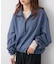 【WEB限定】袖シャーリングシアーロングTシャツ