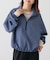 【WEB限定】袖シャーリングシアーロングTシャツ