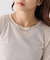 【WEB限定】袖シャーリングシアーロングTシャツ