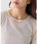 【WEB限定】袖シャーリングシアーロングTシャツ