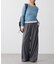 【WEB限定】袖シャーリングシアーロングTシャツ