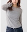 【WEB限定】袖シャーリングシアーロングTシャツ