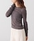 【WEB限定】袖シャーリングシアーロングTシャツ