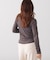 【WEB限定】袖シャーリングシアーロングTシャツ