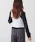 【WEB限定】袖シャーリングシアーロングTシャツ