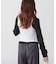 【WEB限定】袖シャーリングシアーロングTシャツ