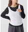 【WEB限定】袖シャーリングシアーロングTシャツ