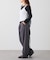 【WEB限定】袖シャーリングシアーロングTシャツ