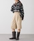 【WEB限定】先染めビエラ起毛チェックシャーリングシャツ