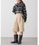 【WEB限定】先染めビエラ起毛チェックシャーリングシャツ