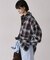 【WEB限定カラーあり】フランネルチェックオーバーシャツ