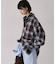 【WEB限定カラーあり】フランネルチェックオーバーシャツ