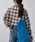 【WEB限定】シアービエラチェックフロントシャーリングシャツ