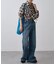 【WEB限定】シアービエラチェックフロントシャーリングシャツ