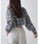 【WEB限定】シアービエラチェックフロントシャーリングシャツ