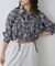 【WEB限定】シアービエラチェックフロントシャーリングシャツ