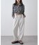 【WEB限定】シアービエラチェックフロントシャーリングシャツ