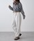 【WEB限定】シアービエラチェックフロントシャーリングシャツ