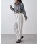 【WEB限定】シアービエラチェックフロントシャーリングシャツ