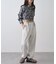 【WEB限定】シアービエラチェックフロントシャーリングシャツ