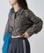 【WEB限定】シアービエラチェックフロントシャーリングシャツ