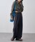 【WEB限定】シアービエラチェックフロントシャーリングシャツ